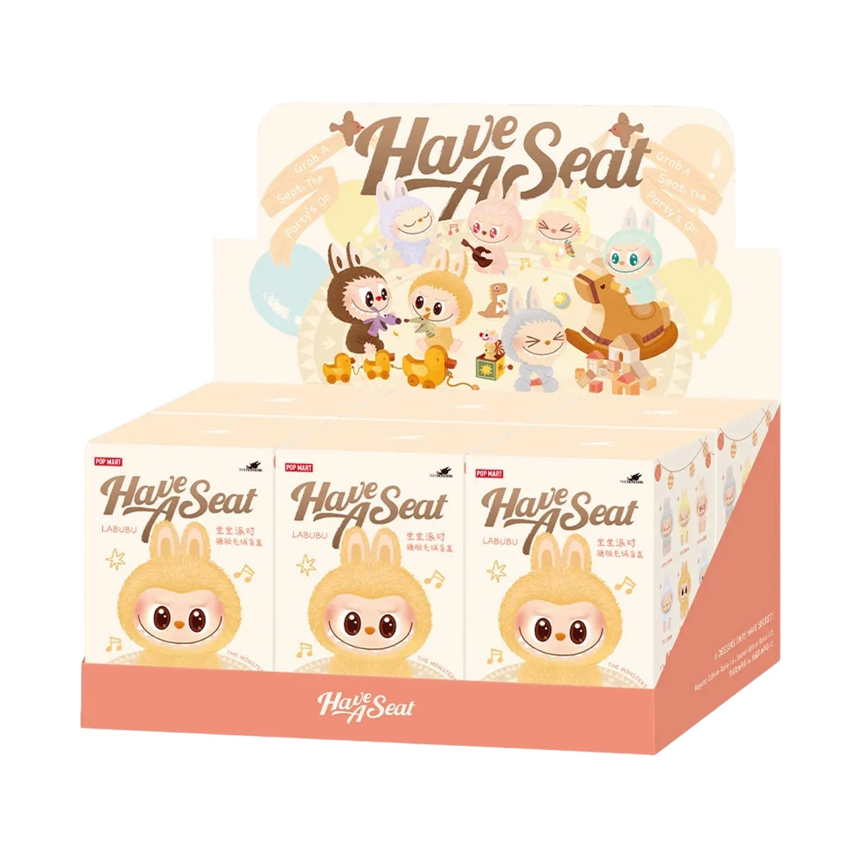 Pack x6 Labubu Have A Seat