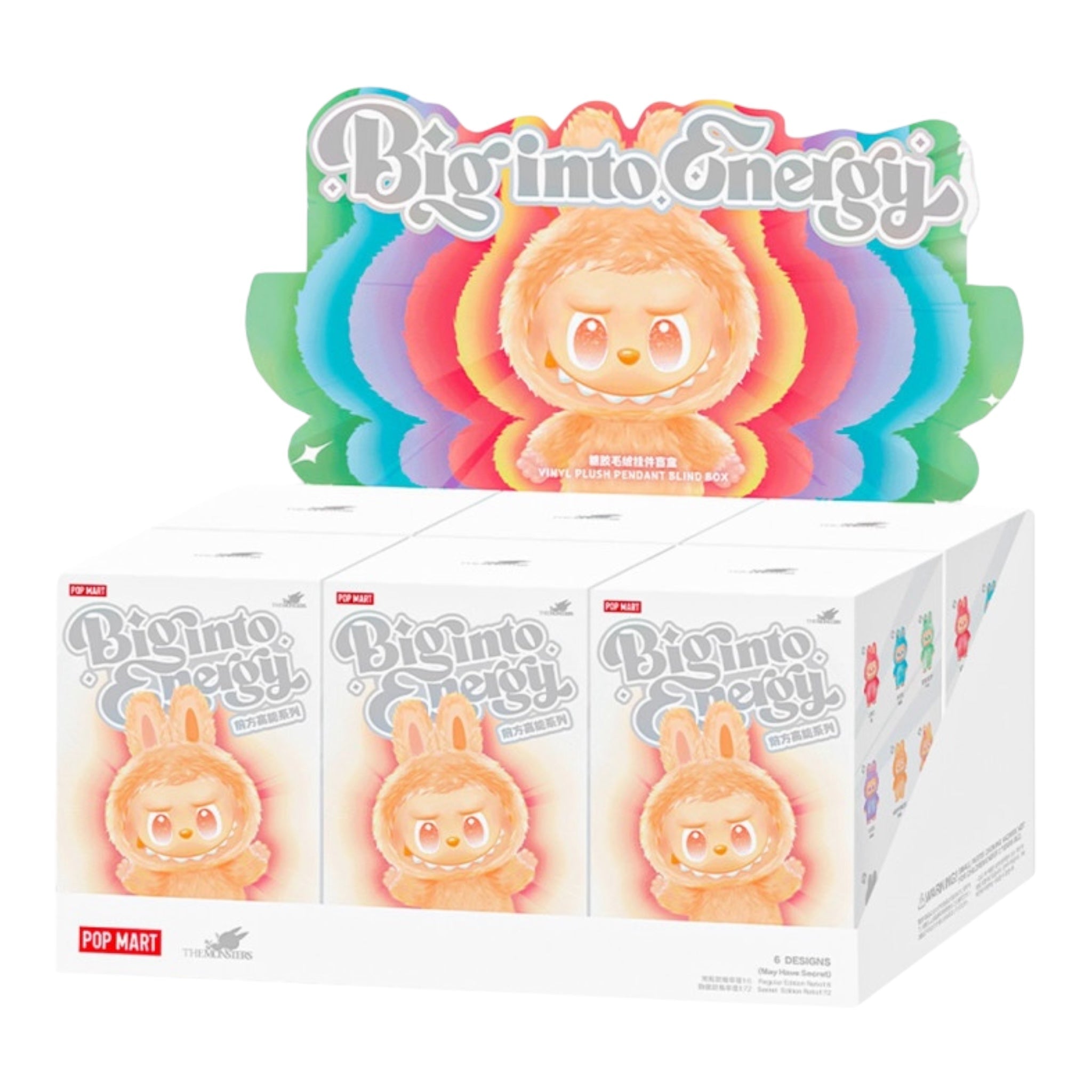 Pack x6 Labubu Big Into Energy